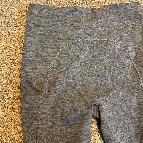 Athleta Ultimate Stash 7/8 Tight Leggings Size Small Grey Heather - Picture 9 of 14